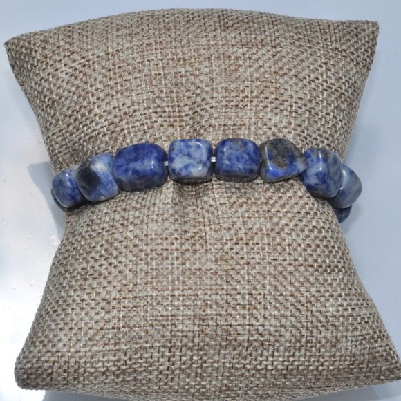 Treo Pak / Brecciated Jasper , Sodalite, & Rose Quartz Chucky Stretch Bracelets - Picture 2 of 4